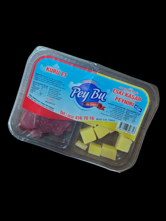 İkili Kase (Kuru et & Eski kaşar)